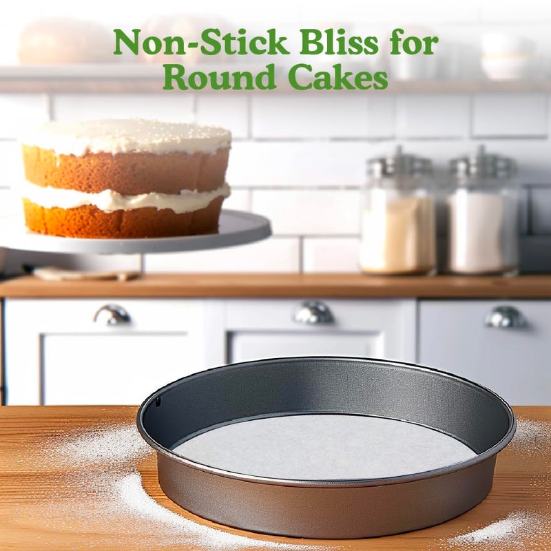 Regency Wraps Parchment Paper Circles For Round Cake Pans, Greaseproof Liners for Non-Stick Baking, 9" (Pack of 50), White - Image 5